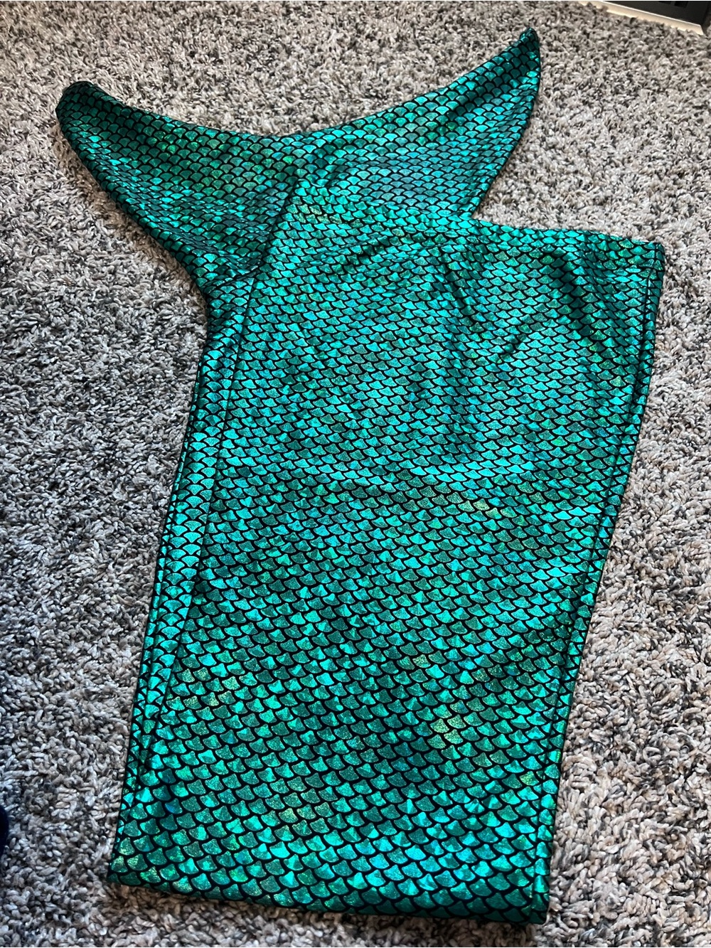 Kids Mermaid Costume Swim Tail - Teal Green